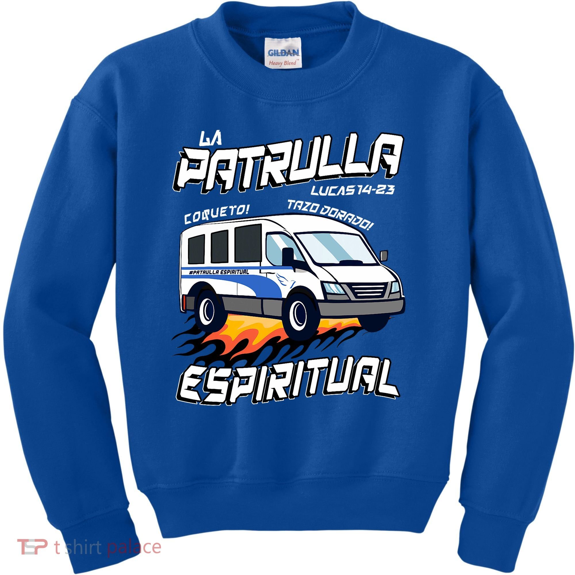 La Patrulla Espiritual Funny Tazo Dorado Mexican Spanish Kids Sweatshirt
