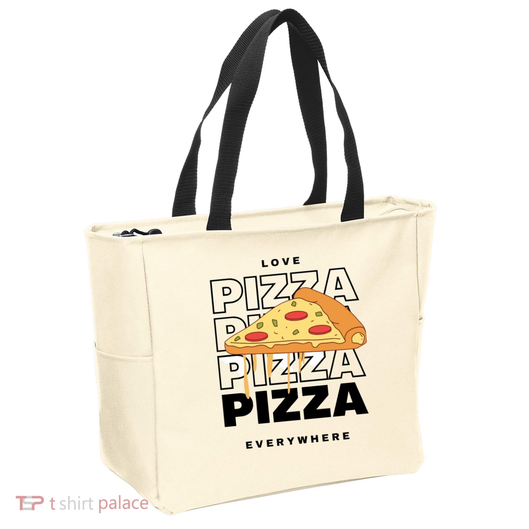 Love Pizza Everywhere Tote Bag