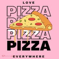 Love Pizza Everywhere Coaster thumb 2