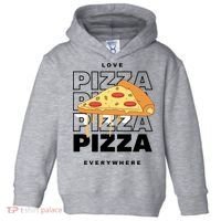 Love Pizza Everywhere Toddler Hoodie thumb 0