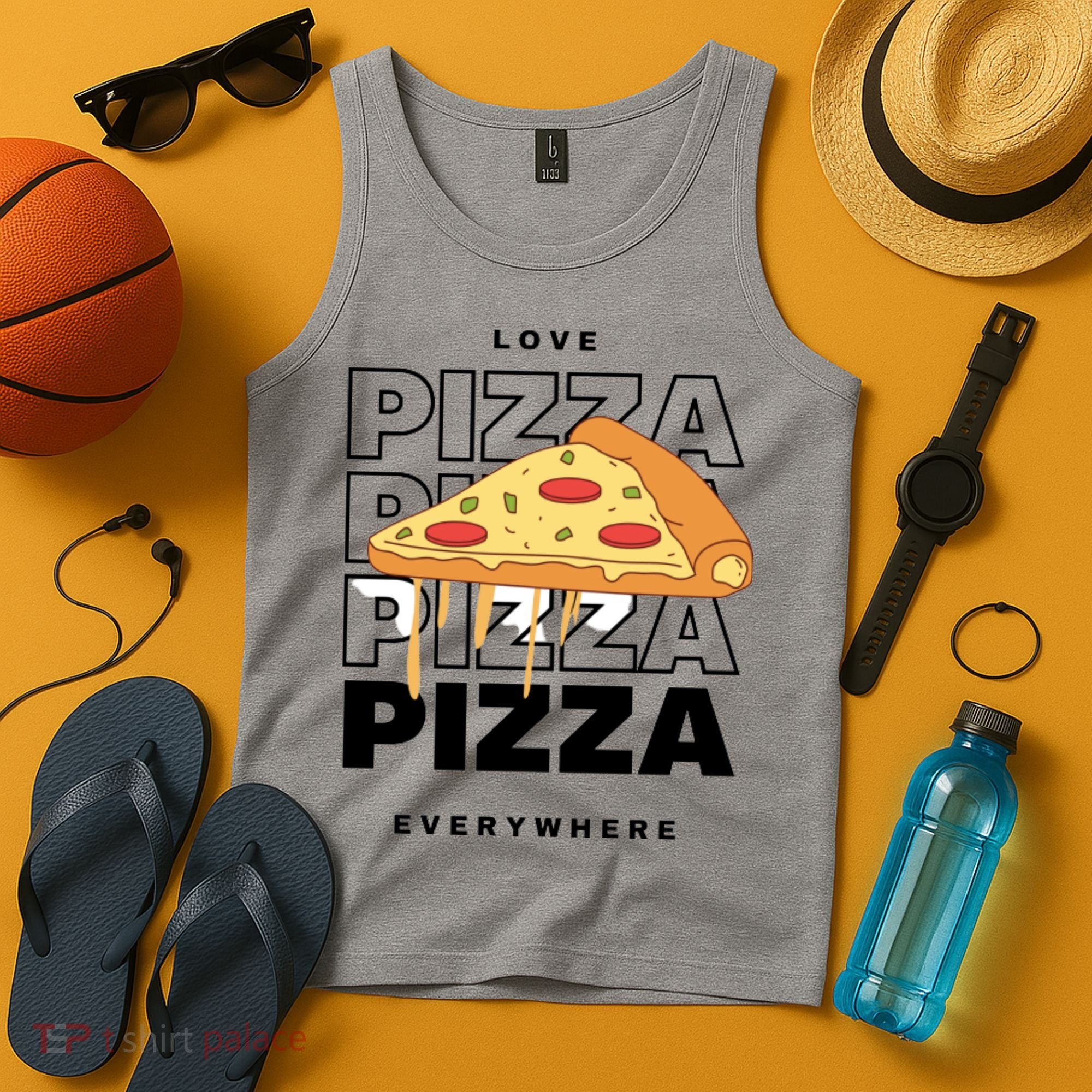 Love Pizza Everywhere Tank Top