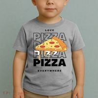 Love Pizza Everywhere Toddler T-Shirt thumb 2