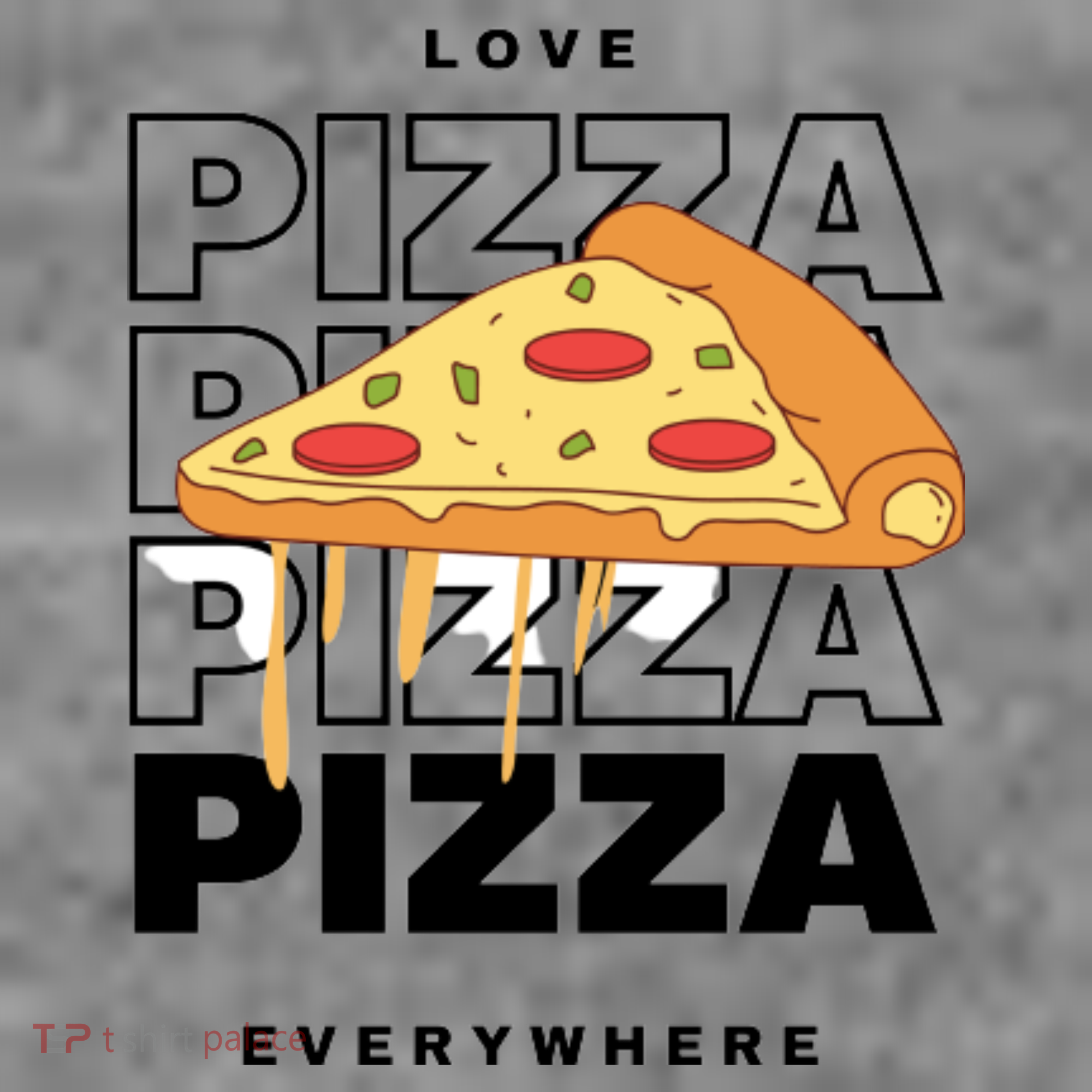 Love Pizza Everywhere Women's Long Sleeve Shirt