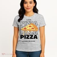 Love Pizza Everywhere Women's T-Shirt thumb 4