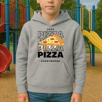 Love Pizza Everywhere Kids Hoodie thumb 2