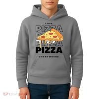 Love Pizza Everywhere Kids Hoodie thumb 4