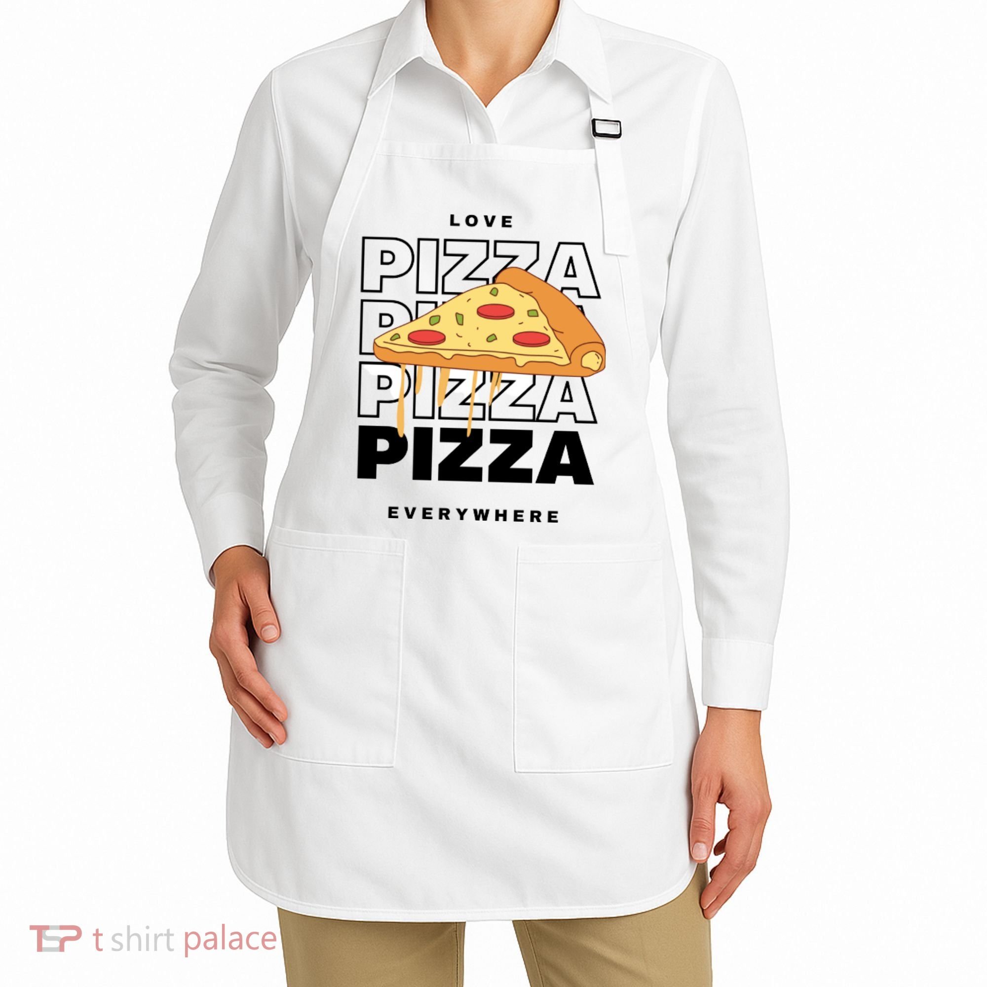 Love Pizza Everywhere Apron