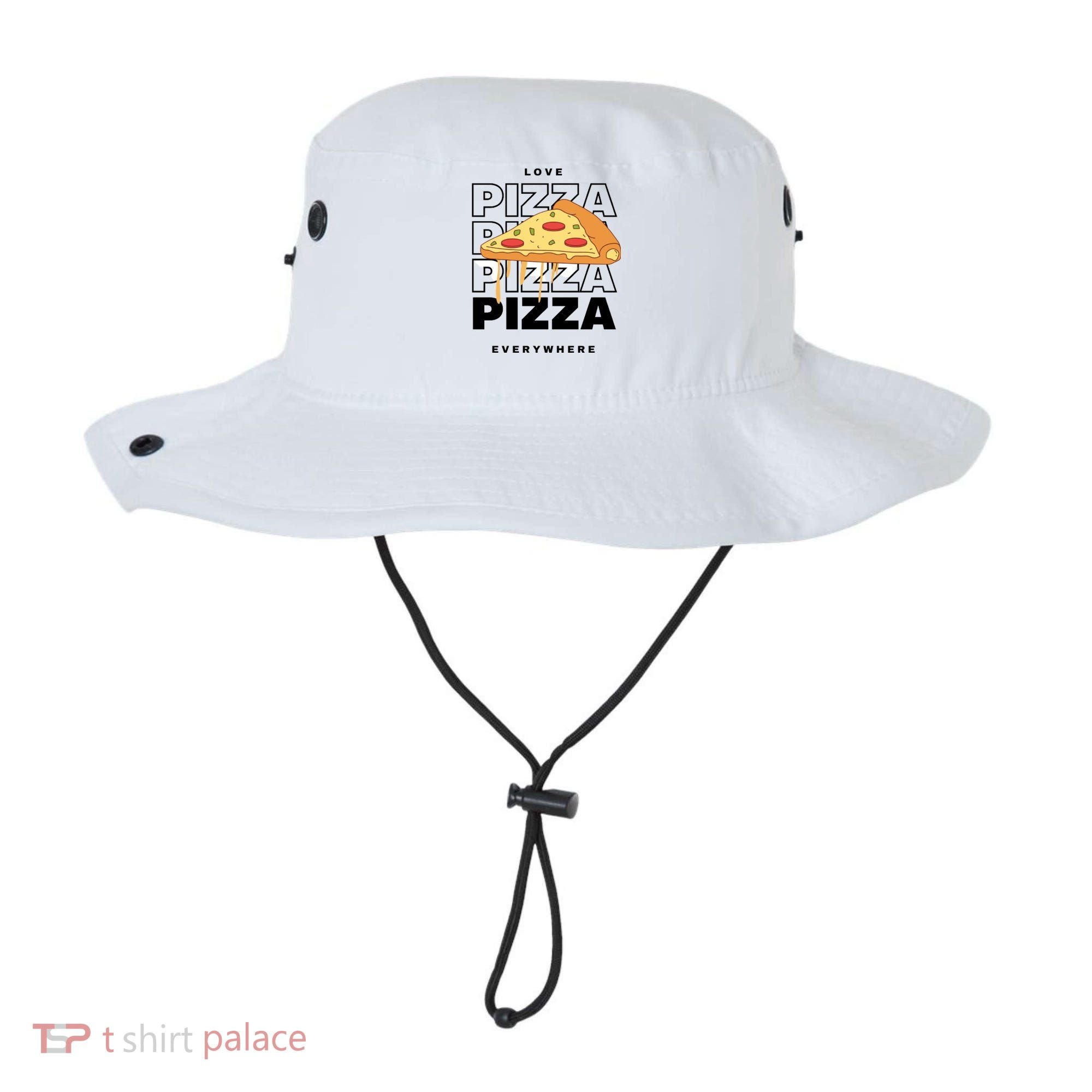 Love Pizza Everywhere Bucket Hat