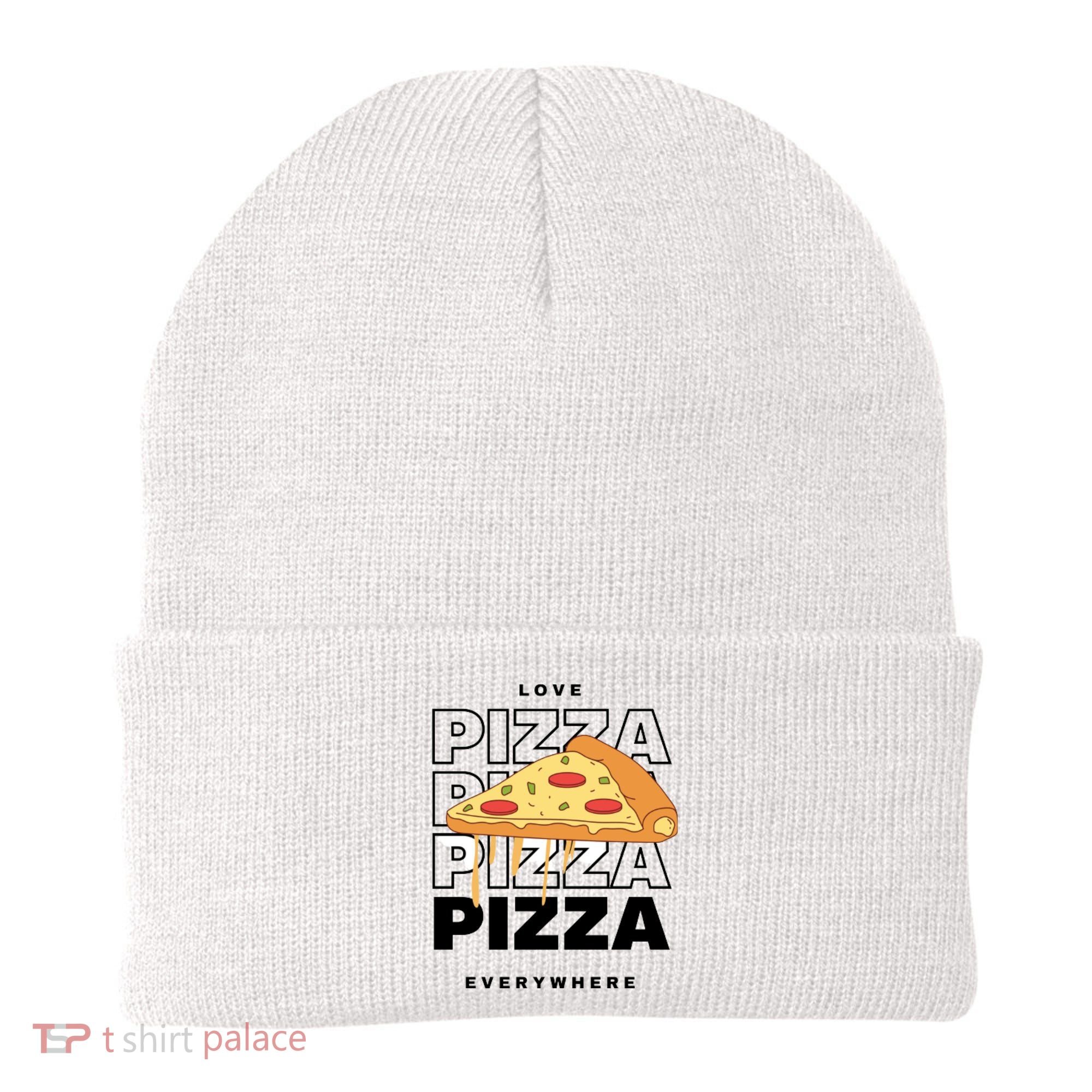 Love Pizza Everywhere Beanie