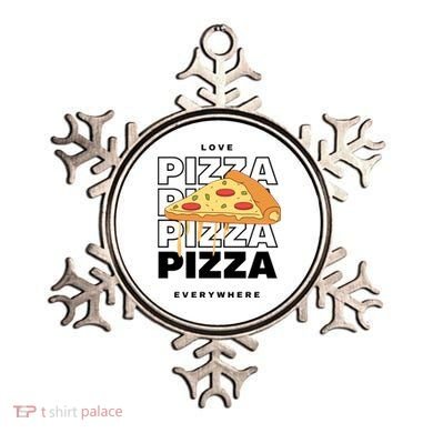 Love Pizza Everywhere Ornament