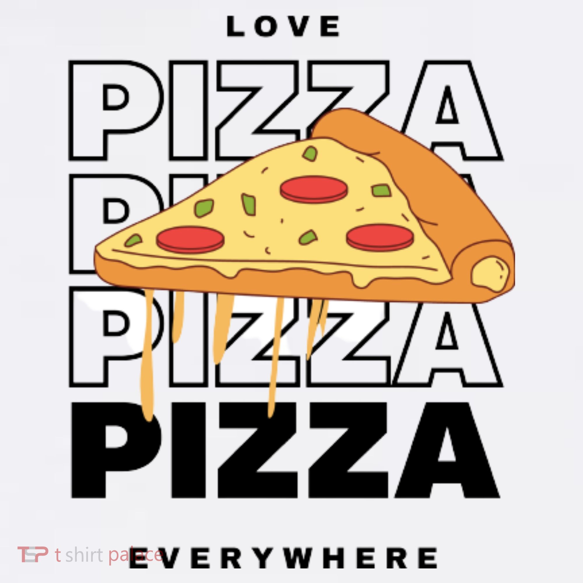 Love Pizza Everywhere Hat