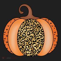 Leopard Pumpkin Fall Holiday Women's Sweatshirt thumb 2