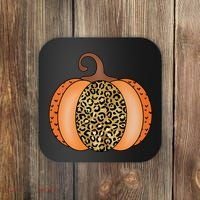 Leopard Pumpkin Fall Holiday Coaster thumb 0