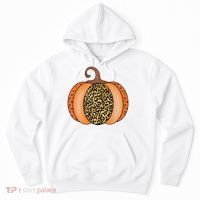 Leopard Pumpkin Fall Holiday Hoodie thumb 0
