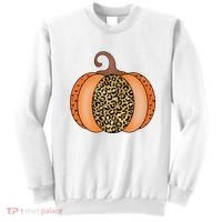 Leopard Pumpkin Fall Holiday Sweatshirt thumb 0