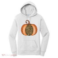 Leopard Pumpkin Fall Holiday Women's Hoodie thumb 0