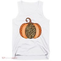 Leopard Pumpkin Fall Holiday Tank Top thumb 0