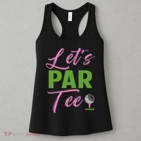 Let's Par Funny Golf Golfer Girl Women Golfing Party Women's Tank Top thumb 3