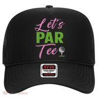 Let's Par Funny Golf Golfer Girl Women Golfing Party Hat thumb 0