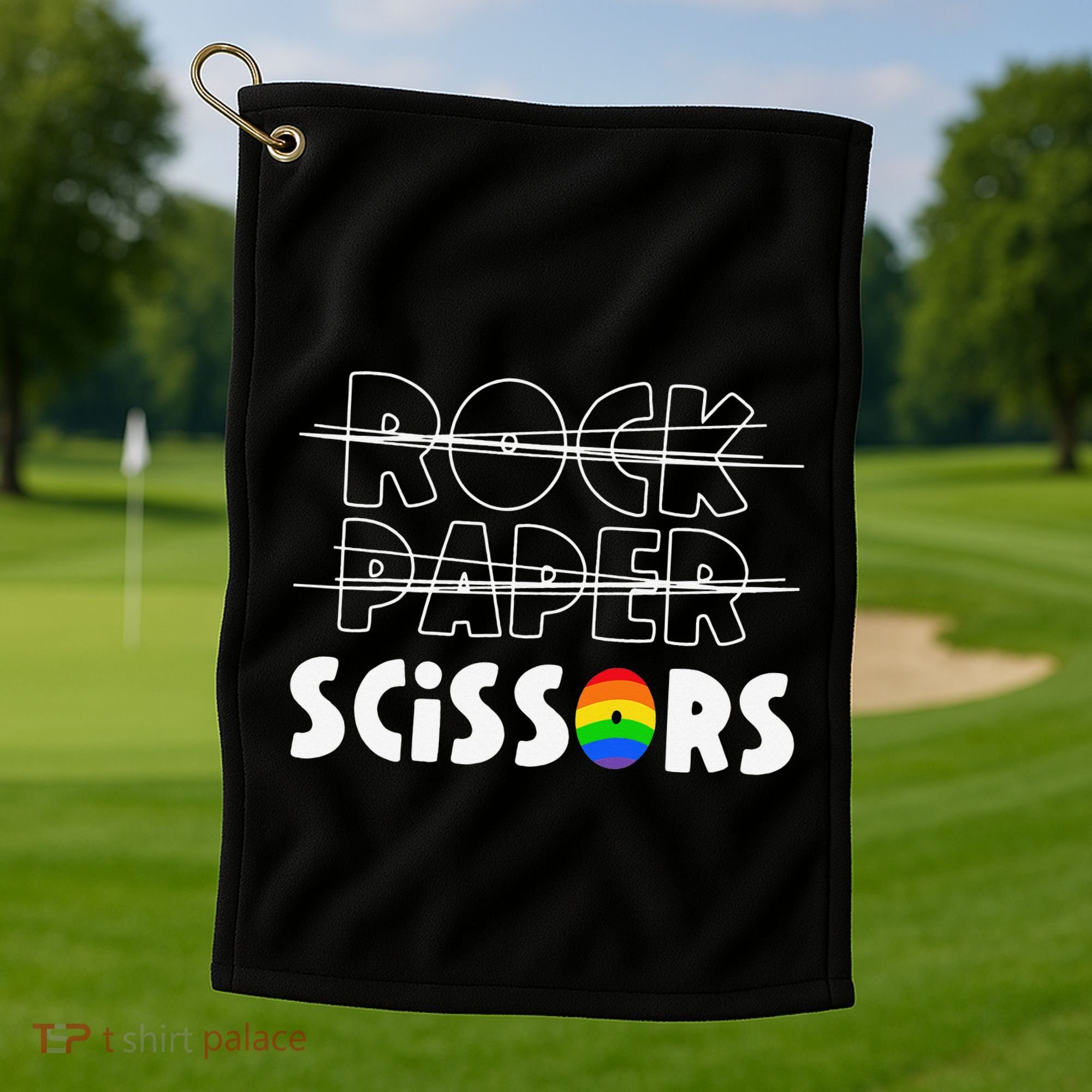 Lesbian Pride Funny Pride LGBTQ Golf Towel