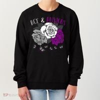 LGBT Pride Funny Asexuality Ace Asexual Flag Gift Asexual Women's Sweatshirt thumb 0