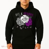 LGBT Pride Funny Asexuality Ace Asexual Flag Gift Asexual Hoodie thumb 2