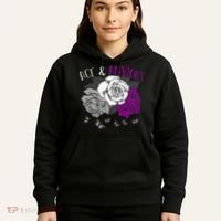 LGBT Pride Funny Asexuality Ace Asexual Flag Gift Asexual Hoodie thumb 5