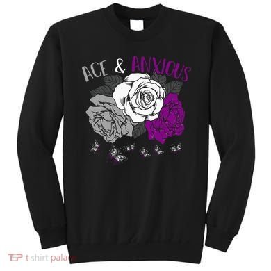 LGBT Pride Funny Asexuality Ace Asexual Flag Gift Asexual Sweatshirt