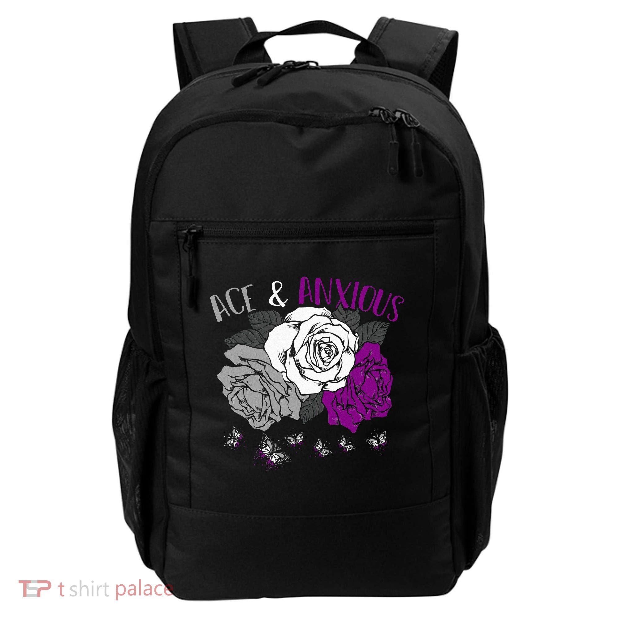 LGBT Pride Funny Asexuality Ace Asexual Flag Gift Asexual Backpack