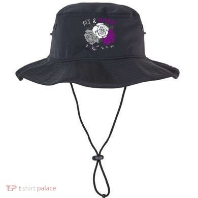 LGBT Pride Funny Asexuality Ace Asexual Flag Gift Asexual Bucket Hat