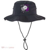 LGBT Pride Funny Asexuality Ace Asexual Flag Gift Asexual Bucket Hat thumb 0
