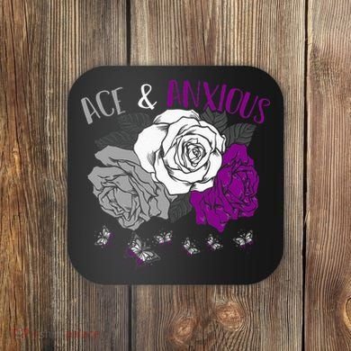 LGBT Pride Funny Asexuality Ace Asexual Flag Gift Asexual Coaster