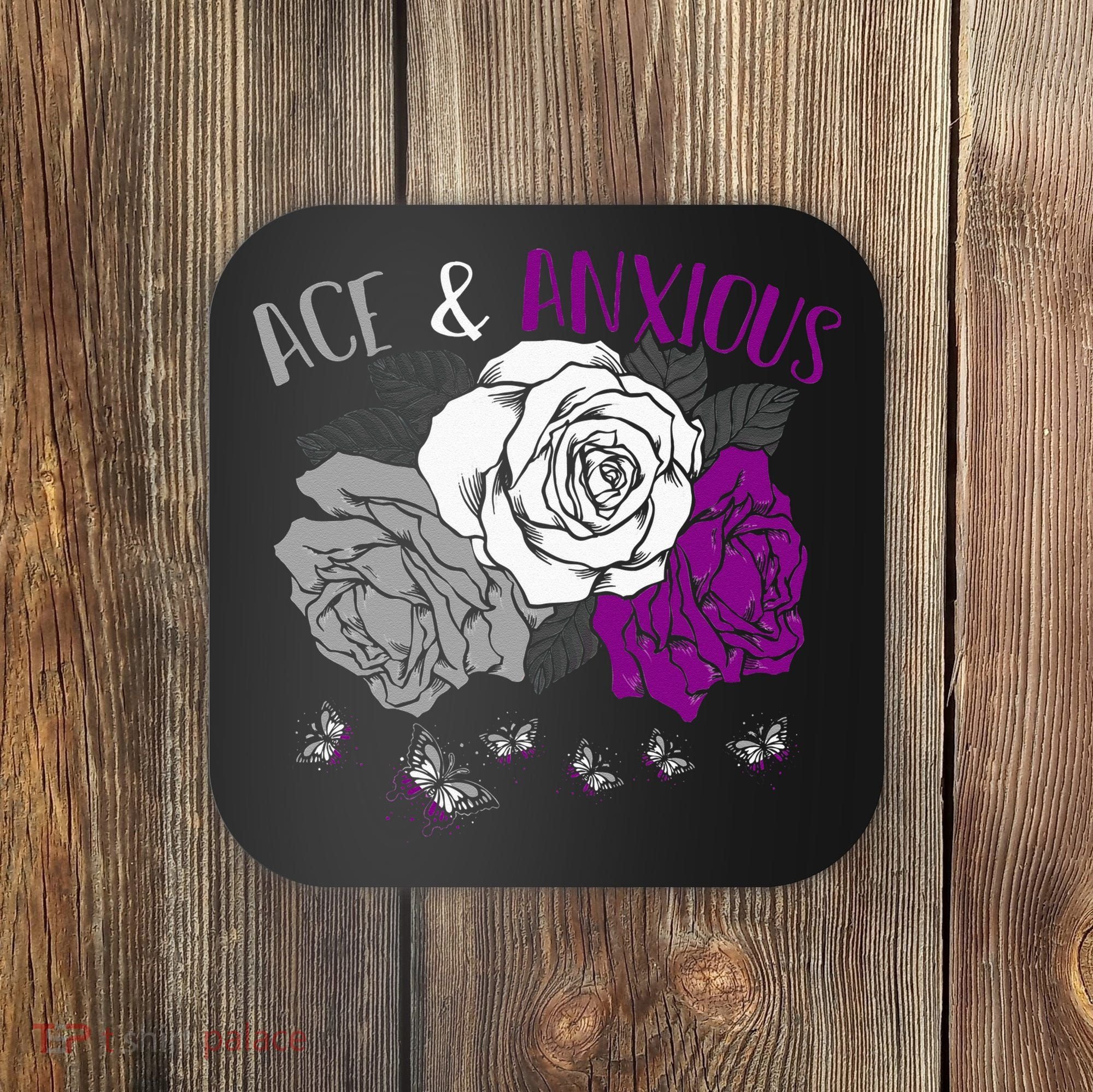 LGBT Pride Funny Asexuality Ace Asexual Flag Gift Asexual Coaster