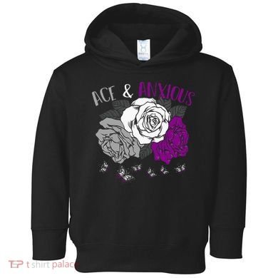 LGBT Pride Funny Asexuality Ace Asexual Flag Gift Asexual Toddler Hoodie
