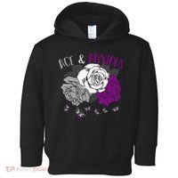 LGBT Pride Funny Asexuality Ace Asexual Flag Gift Asexual Toddler Hoodie thumb 0