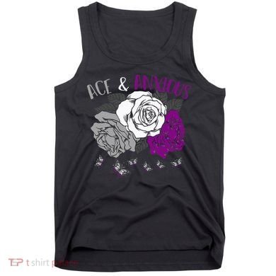 LGBT Pride Funny Asexuality Ace Asexual Flag Gift Asexual Tank Top