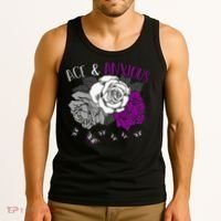 LGBT Pride Funny Asexuality Ace Asexual Flag Gift Asexual Tank Top thumb 3