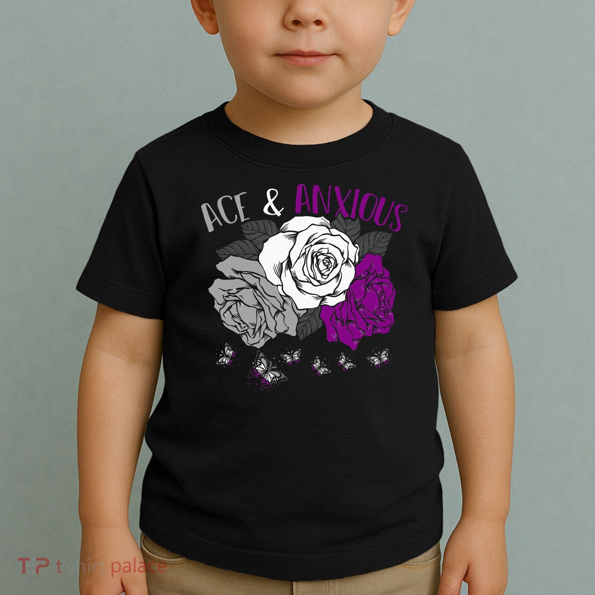 LGBT Pride Funny Asexuality Ace Asexual Flag Gift Asexual Toddler T-Shirt