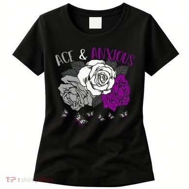 LGBT Pride Funny Asexuality Ace Asexual Flag Gift Asexual Women's T-Shirt