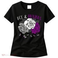 LGBT Pride Funny Asexuality Ace Asexual Flag Gift Asexual Women's T-Shirt thumb 0