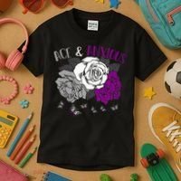 LGBT Pride Funny Asexuality Ace Asexual Flag Gift Asexual Kids T-Shirt thumb 3