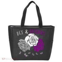 LGBT Pride Funny Asexuality Ace Asexual Flag Gift Asexual Tote Bag thumb 0