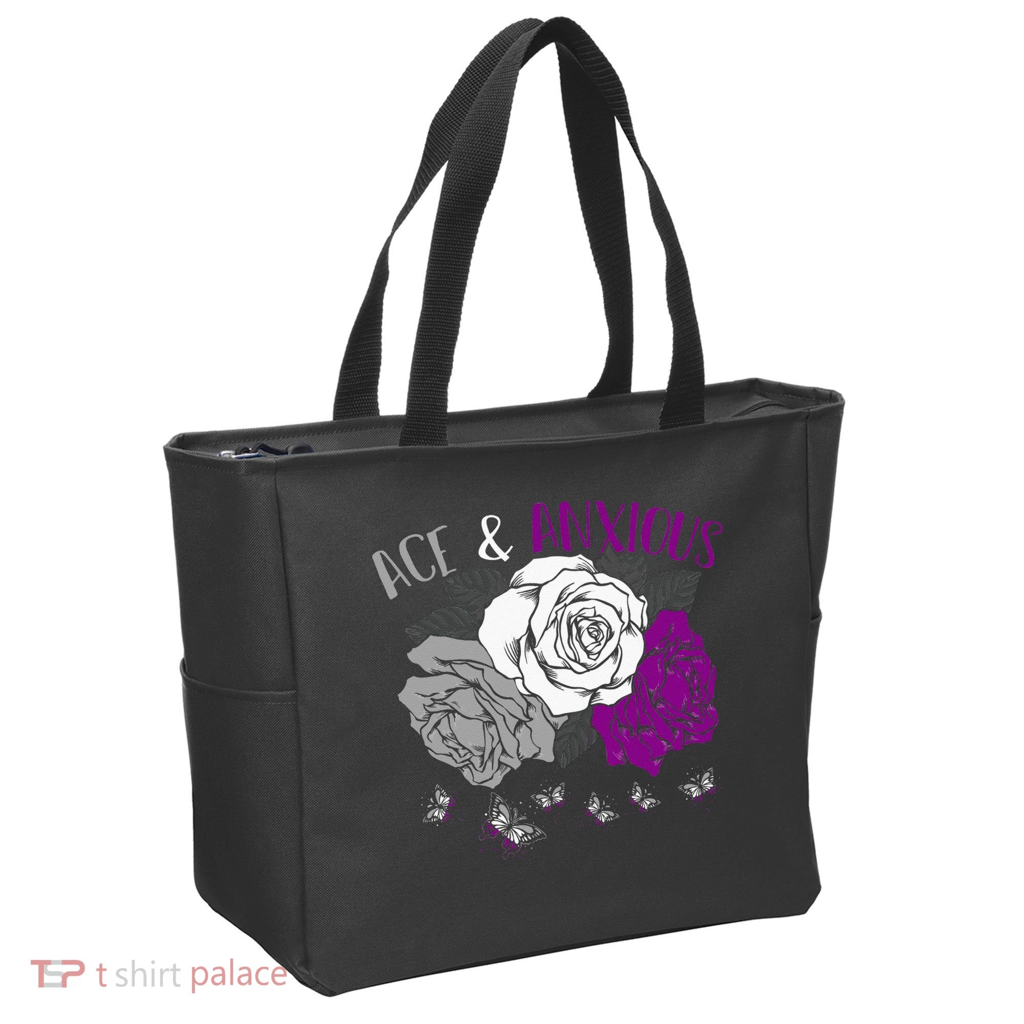 LGBT Pride Funny Asexuality Ace Asexual Flag Gift Asexual Tote Bag