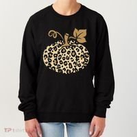 Leopard Pumpkin Fall Women's Sweatshirt thumb 0