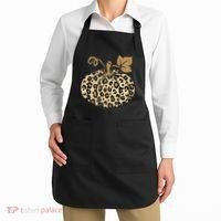 Leopard Pumpkin Fall Apron thumb 2