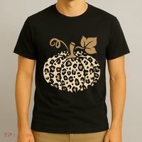 Leopard Pumpkin Fall T-Shirt thumb 3