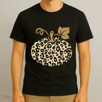 Leopard Pumpkin Fall T-Shirt thumb 3