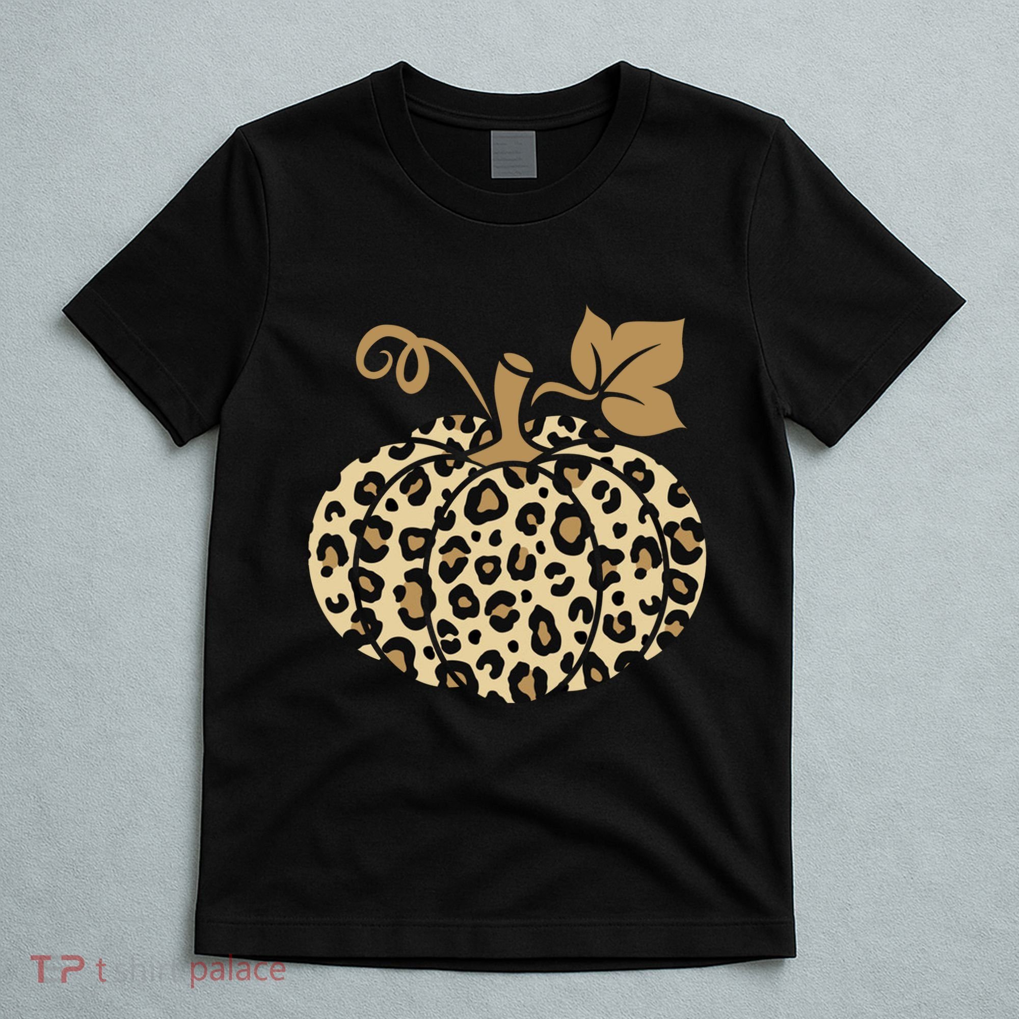 Leopard Pumpkin Fall T-Shirt