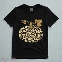 Leopard Pumpkin Fall T-Shirt thumb 5