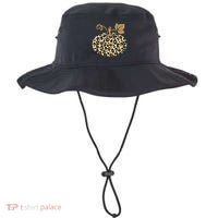 Leopard Pumpkin Fall Bucket Hat thumb 0